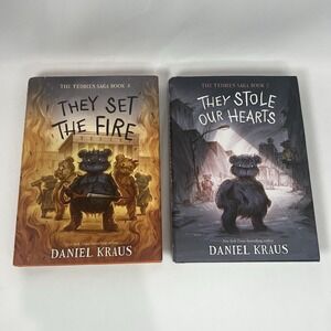 The‎ Teddies Saga Series Daniel Kraus Lot of 2 Books Hardcover Book 2 & Book 3